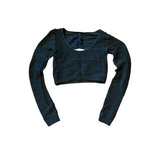 Marciano Green Crop Top with Back Cutout XS/S